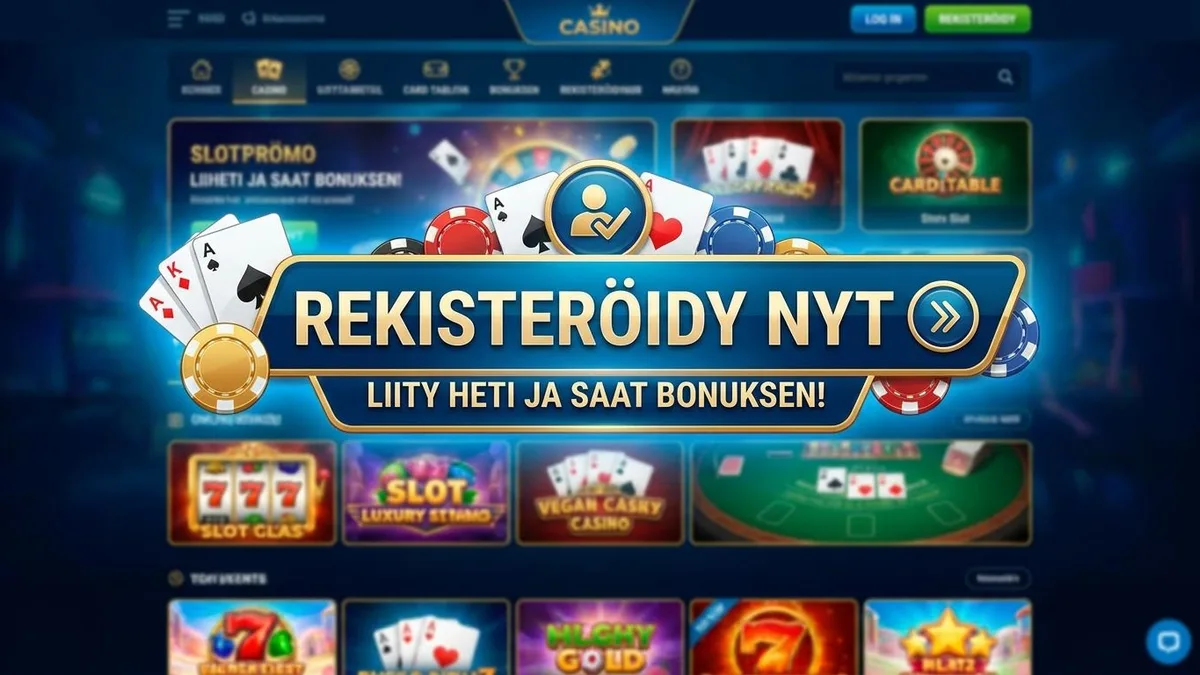 Rekisteröidy bonuksen kanssa